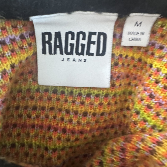 Y2K 90s Plaid Crop Top Baby Tee Sweater • Grunge Fairy Alt Girl Babe X Girl M - Picture 5 of 5